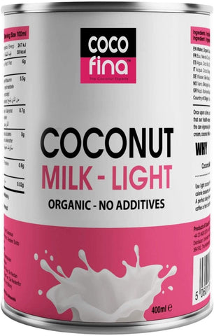 Cocofina Organic Coconut Milk - Light 400ml