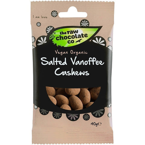 The Raw Chocolate Company Ltd Organic Salted Vanoffee Cashews 110g