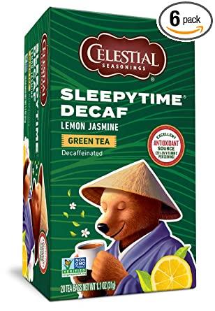 Celestial Seasonings - Natural Sleepytime Decaf Green Tea With Lemon & Jasmine 31g
