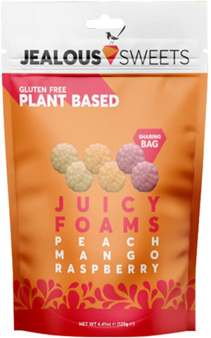 Jealous Sweets Juicy Foams - Share Bag 125g (Pack of 7)