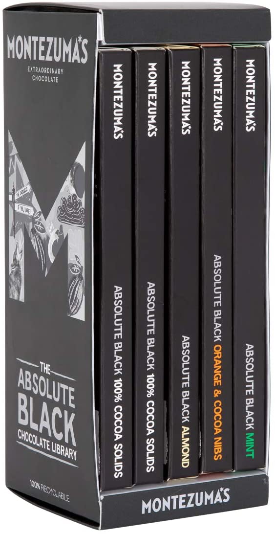 Montezuma's Chocolate Absolute Black Bar Library 450g