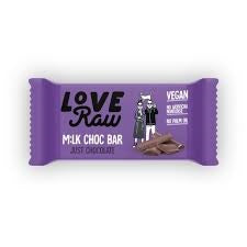 Loveraw M!lk Choc Bar M!lk Choc 30g (Pack of 20)
