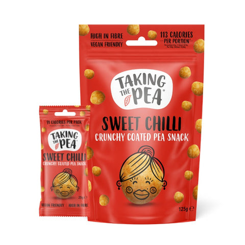 Taking The Pea Sweet Chilli 25g (Pack of 12)