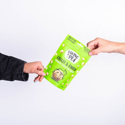 Taking The Pea Cheesy & Onion 125g (Pack of 7)