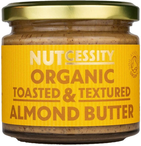 Nutcessity Organic Toasted & Textured Almond Butter 180g