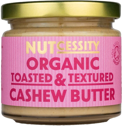 Nutcessity Organic Toasted & Textured Cashew Butter 180g