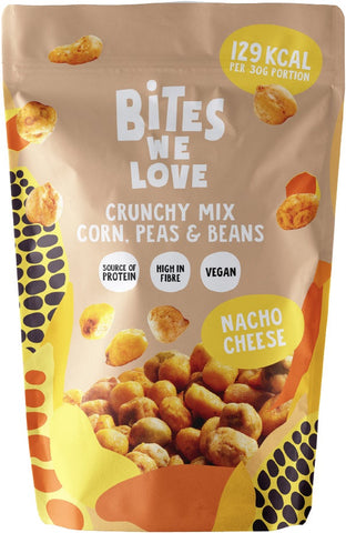 Bites We Love Crunchy Mix Nacho Cheese 100g (Pack of 6)