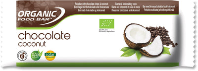 Organic Foodbars Organic Chocolate Coconut 50g (Pack of 12)