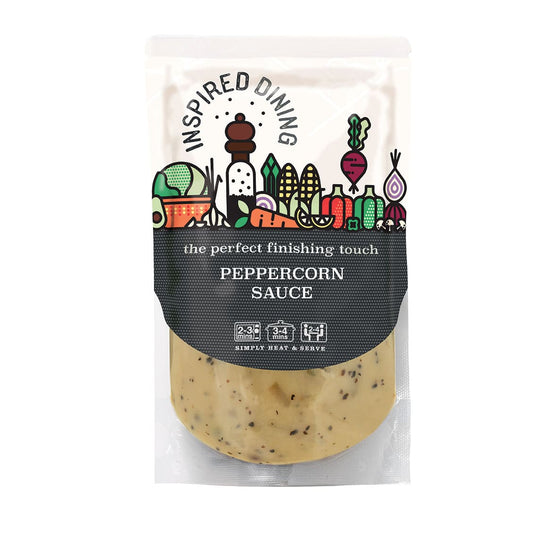 Inspired Vegan Classic Peppercorn Pour Over Sauce 200g (Pack of 8)