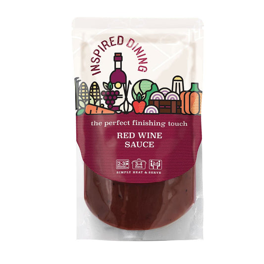 Inspired Vegan Classic Red Wine Sauce 200g (Pack of 8)