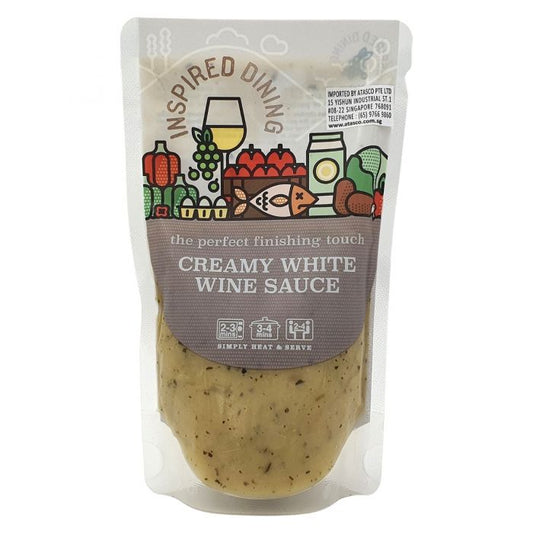 Inspired Vegan Classic White Wine Sauce 200g (Pack of 8)