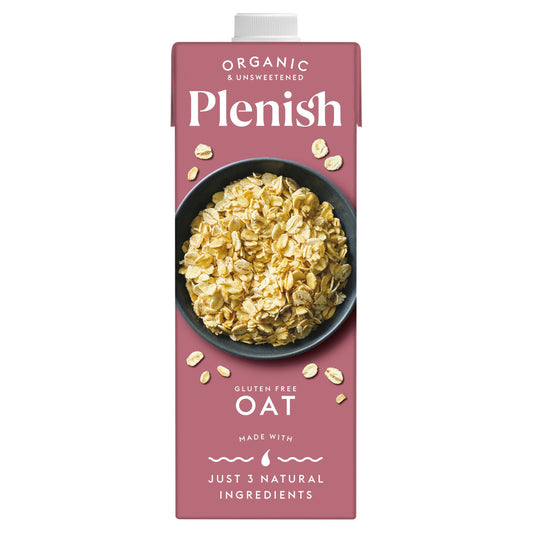 Plenish Organic OatM*lk 1Ltr (Pack of 8)