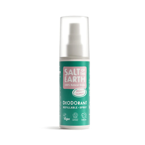 Salt Of The Earth Melon & Cucumber Natural Deodorant Spray 100ml (Pack of 12)