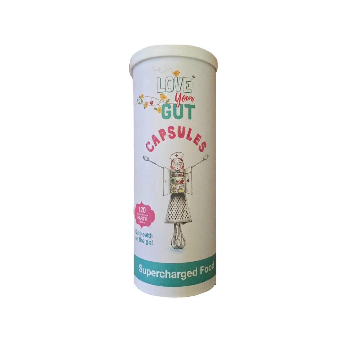 Supercharged Food Love Your Gut Diatomaceous Powder Capsule 120caps (Pack of 45)