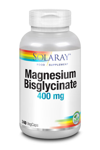 Solaray Magnesium Glycinate 400mg 240 Vcaps