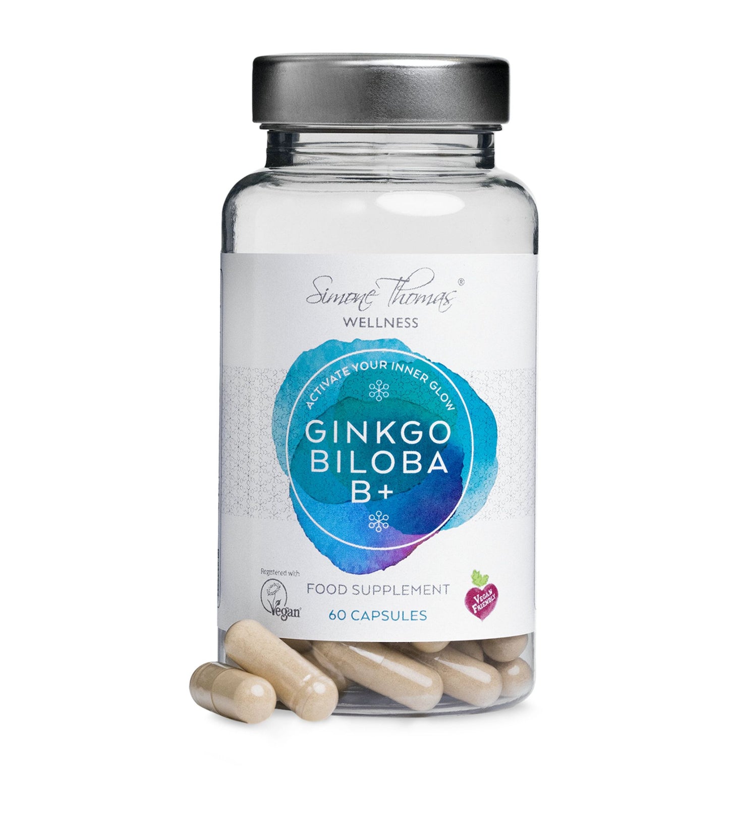 Simone Thomas Wellness Ginkgo Biloba B+ 60 Capsules