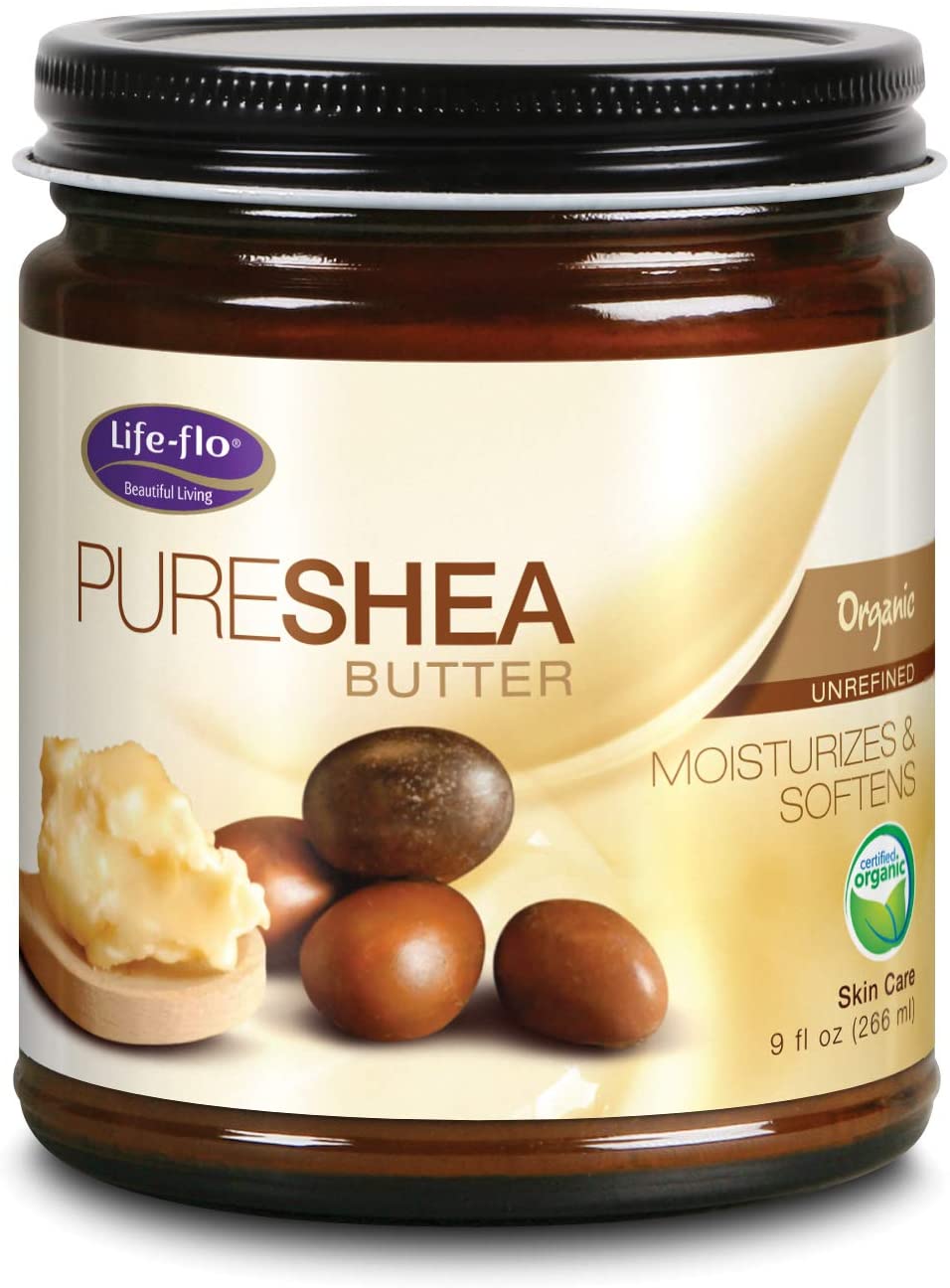 Life Flo Pure Shea Butter Organic 266ml
