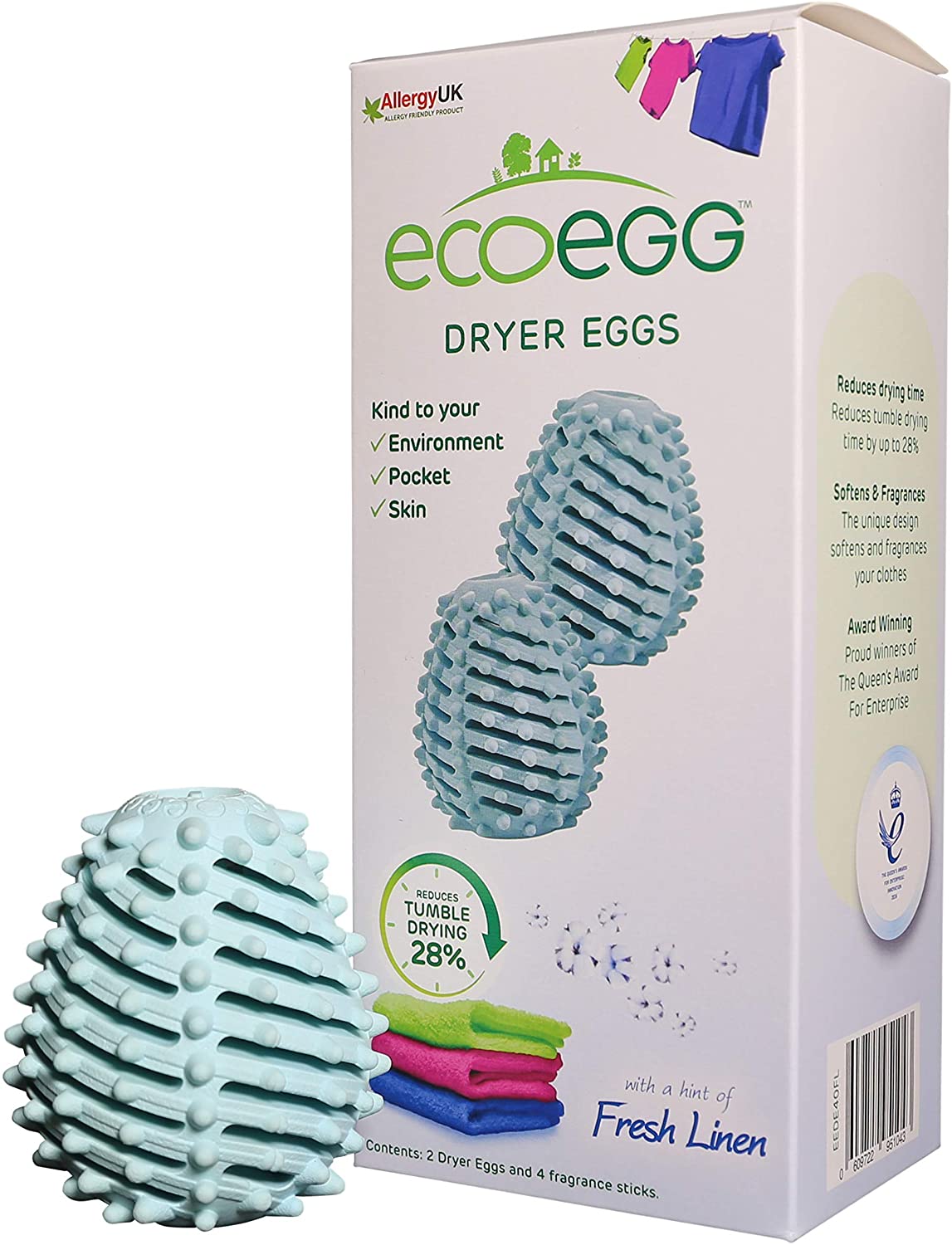 EcoEgg Dryer Egg - Fresh Linen