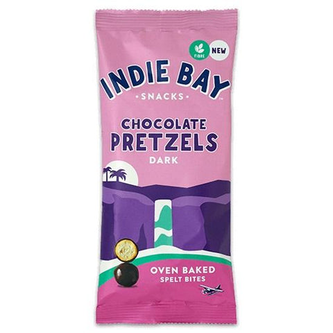 Indie Bay Dark Chocolate Coated Pretzel Bites 31g (Pack of 14)