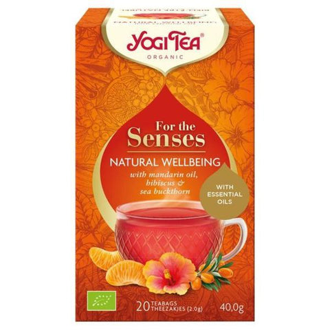 Yogi Tea For The Senses - Natural Wellbeing Tea 20 Bags
