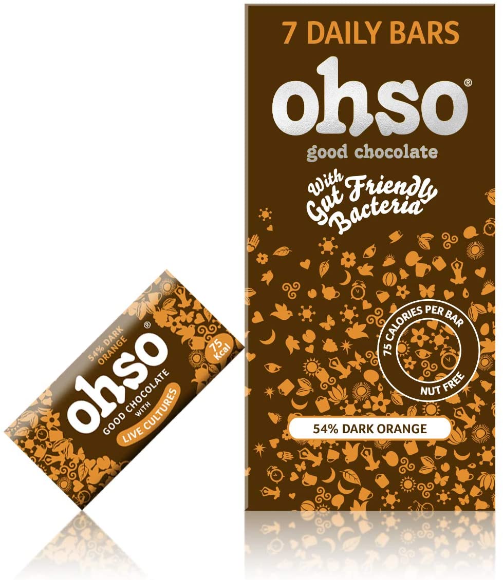 Ohso 54% Dark Orange 7 Bar Pack 94.5g