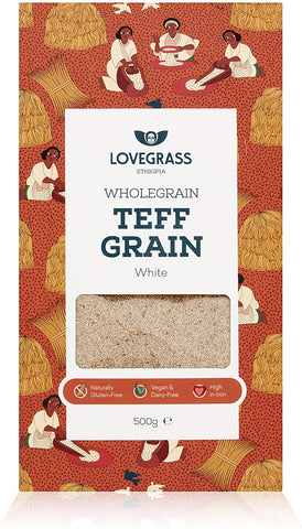 Lovegrass Ethiop White Teff Grain 500g