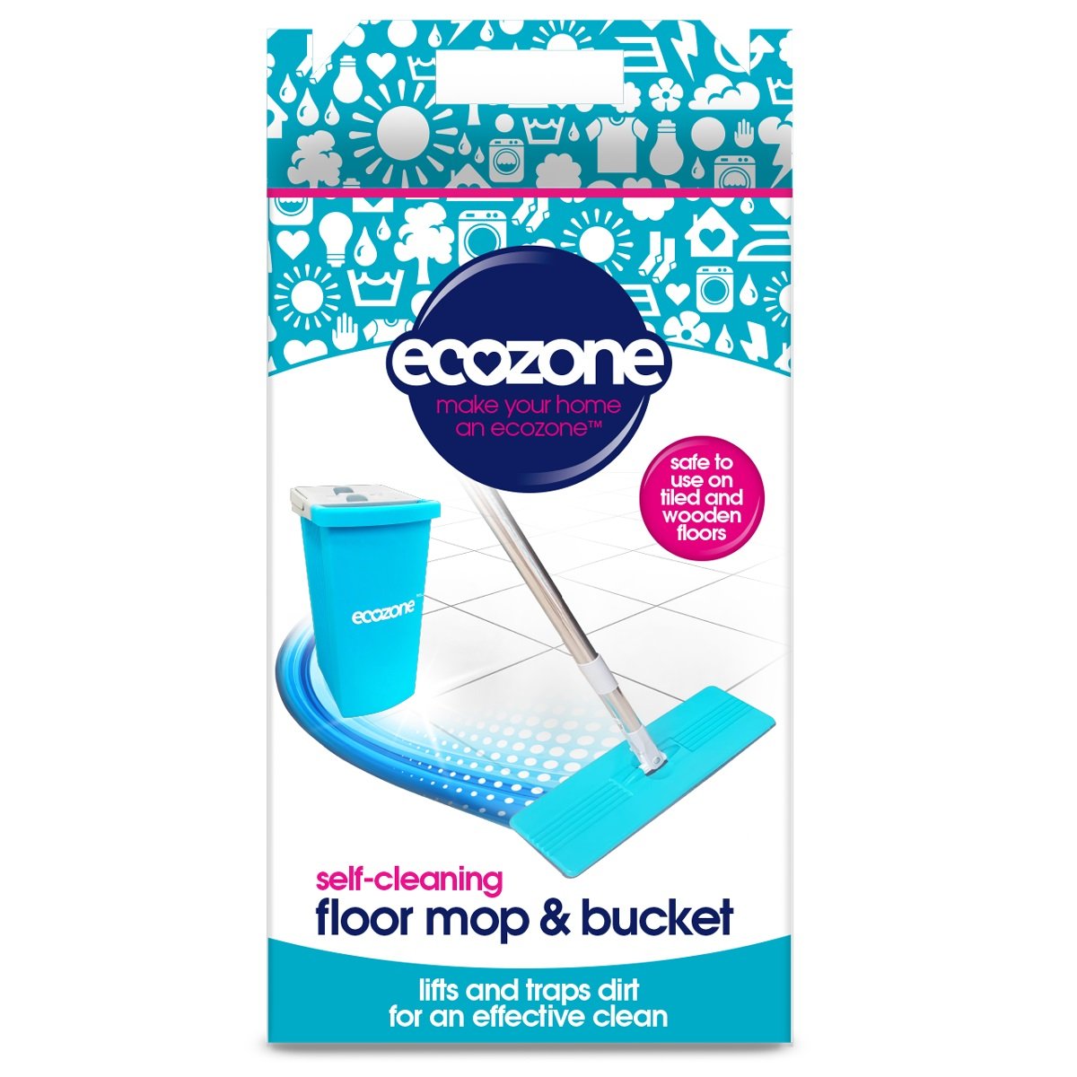 Ecozone Floor Mop and Bucket