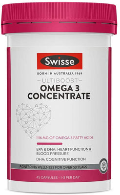 Swisse Ultiboost Omega 3 Concentrate 45 Capsules