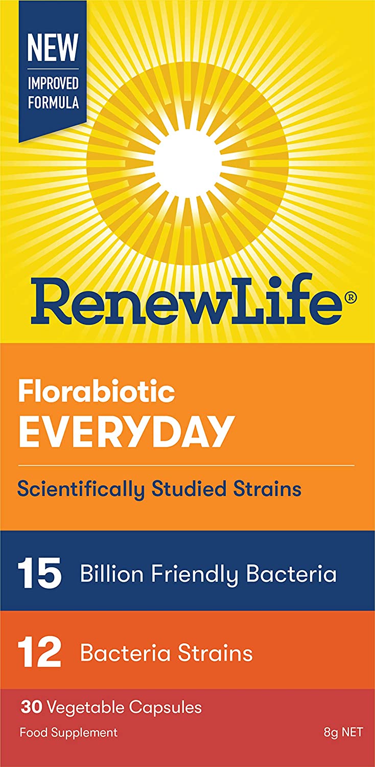 Renew Life Florabiotic Everyday 15 Billion 30 Caps