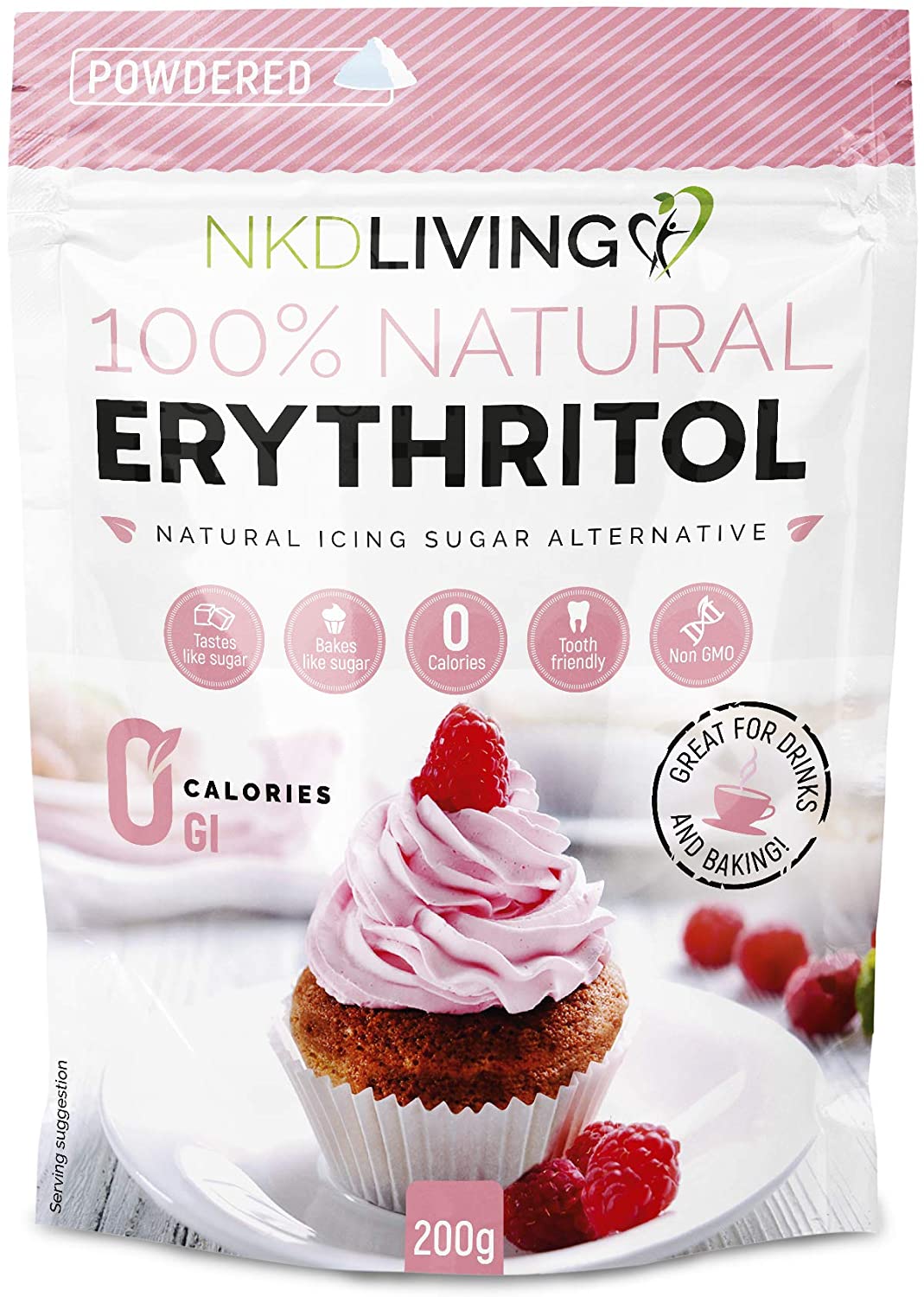 NKD Living Powdered Erythritol 200g