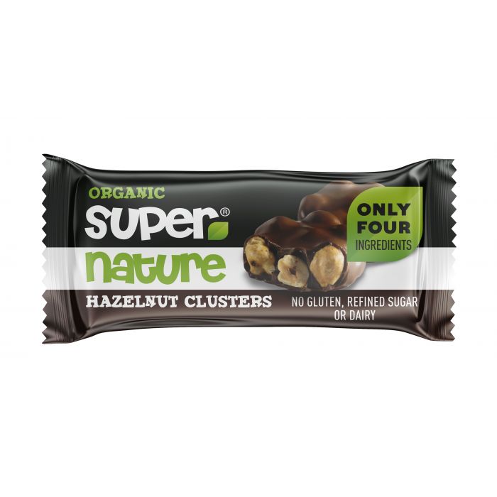 Supernature Hazelnut Clusters 34g (Pack of 12)
