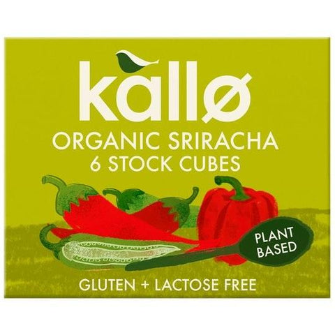 Kallo Organic Sriracha Stock Cubes  (15 x 66g)