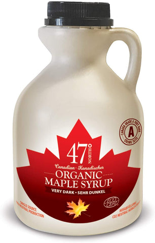 47 North Canadian Organic Grade A Very Dark Maple Syrup 500ml