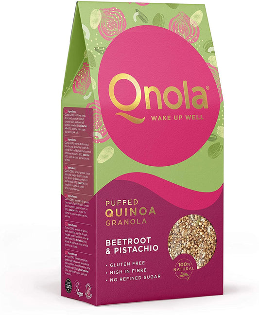 Qnola Beetroot & Pistachio Granola 250g