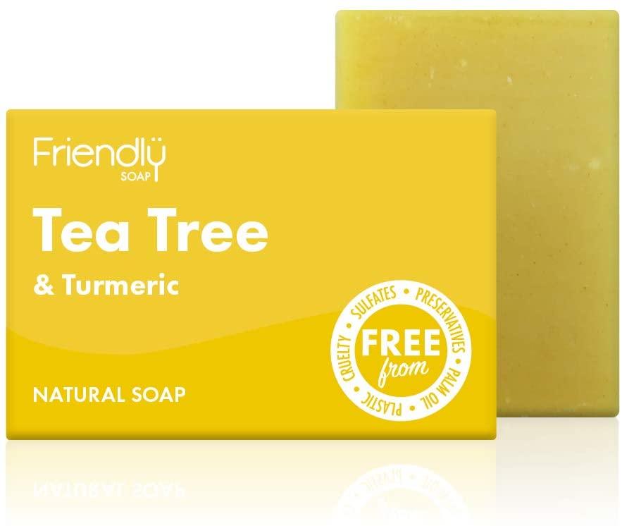 Friendly Soap,Tea Tree & Turmeric Soap 95g
