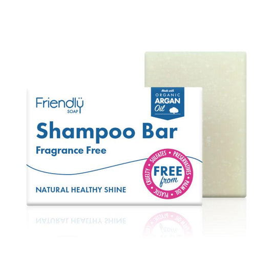 Friendly Soap,Fragrance Free Shampoo Bar 95g (Pack of 6)