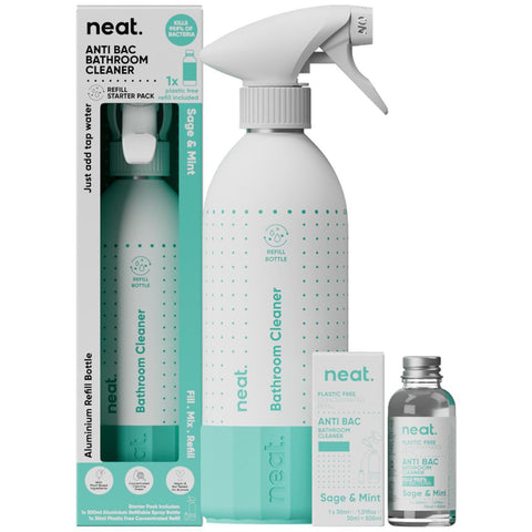 Neat Clean Starter Pack - Antibac Bathroom Sage & Mint 500ml