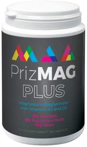 Mag 365 PrizMAG Magnesium Bisglycinate Plus D2 & K2 Capsules 90s