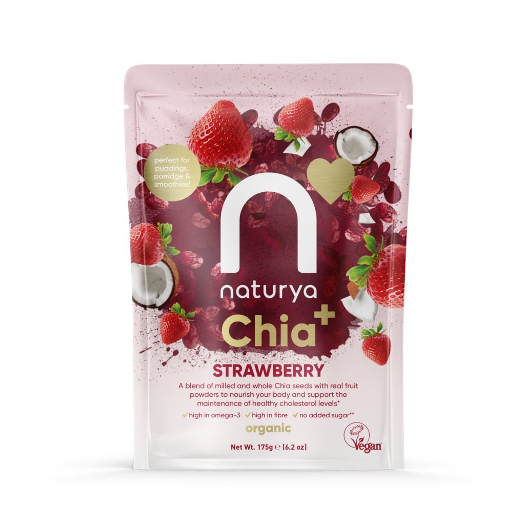 Naturya Organic Chia+ Strawberry 175g