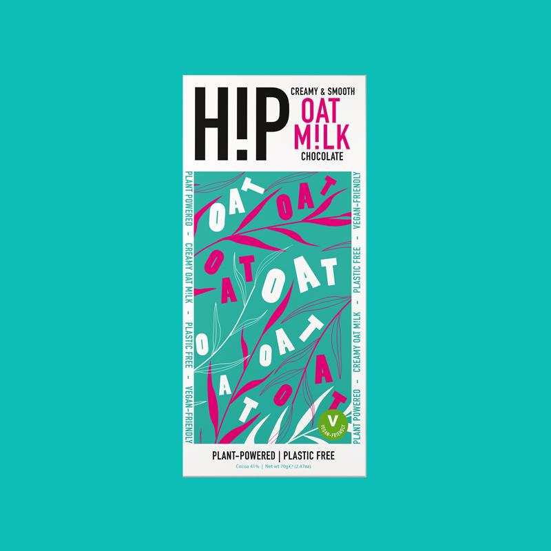 hip choc Original Oat Milk Chocolate  70g (Pack of 12)