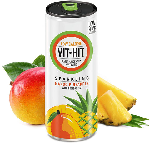 Vithit Sparkling Mango & Pineapple 330ml (Pack of 12)
