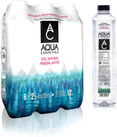 Aqua Carpatica Still Natural Mineral Water 2Ltr (Pack of 6)