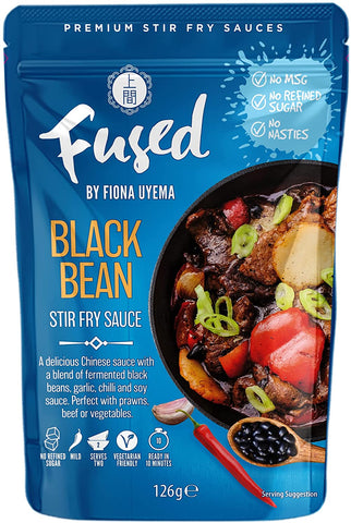 Fused Black Bean Stir Fry Sauce 125g (Pack of 24)