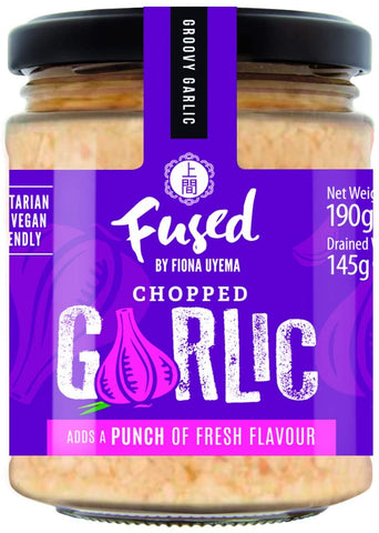 Fused Chopped Groovy Garlic 190g (Pack of 6)
