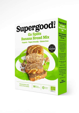 Superfood Bakery Go Splits Banana Bread Mix 250g