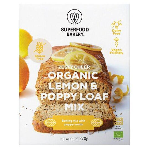 Superfood Bakery Zest Fest Lemon & Poppy Loaf Mix 270g