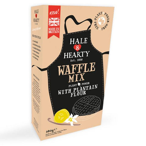 Hale and Hearty Waffle Mix with plantain flour 280g (Pack of 3)