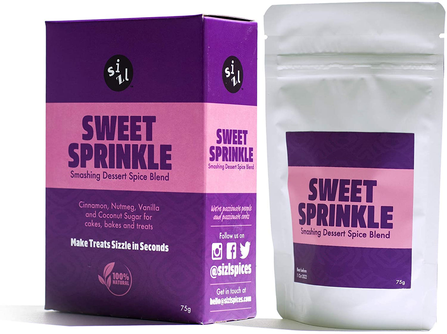 Sizl Sweet Spice Dessert Spice Blend 75g