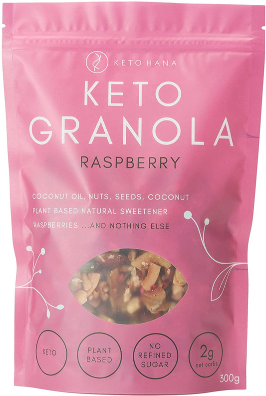 Keto Hana Raspberry keto granola 300g