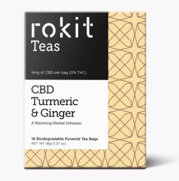 Rokit CBD Turmeric & Ginger Infusion 18 Bags